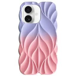 Чохол Epik TPU Leaf для Apple iPhone 16, 6.1 Lilac/Pink