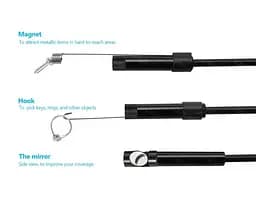 Ендоскоп водонепроникний Kerui 5м гнучка Usb камера - мініатюра 5