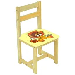 Детский стульчик Мася Лев 4044 желтый