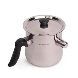 Молоковарка Kamille, зі свистком та кришкою, нержавіюча сталь, 1 л (KM-5840)