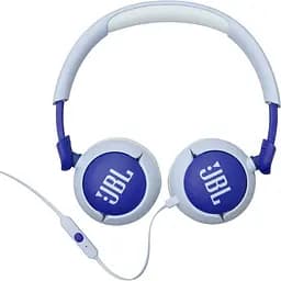 Навушники JBL JR 320, Blue/White, 3.5 мм, мікрофон, динаміки 32 мм, 1 м, дитячі (JBLJR320BLU) - мініатюра 5