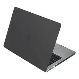 Чохол-накладка для MacBook Air 15,3 M5/M4/M3/M2, чорний, Matte Shell, матовий, пластиковий, захисний аксесуар для ноутбука, протиударний, з вентиляцією та доступом до портів, для макбука, ArmorStandart (ARM80472)