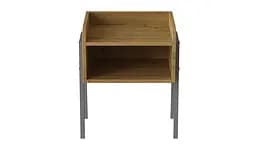 Тумба модульна Ferrum-decor Джузі 540x450x320 метал Сірий ДСП Дуб Артізан 16 мм (FRD-102987)