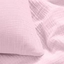 Наволочка Cosas Baby blush муслінова 40х60 см світло-рожева (009Muslin_BabyBlush_40x60) - мініатюра 2