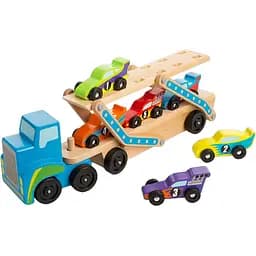 Деревянный мегатягач автомобилей Melissa&Doug (MD12759)