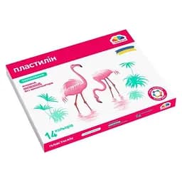 Набір для ліплення пластилін "Захоплення" ГАММА'UA 200313, 14 кольорів