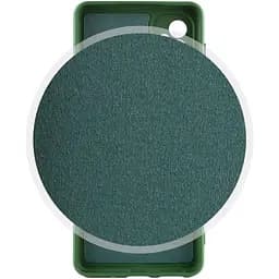 Чохол TPU Getman Liquid Silk Full Camera для Samsung Galaxy A26 5G Зелений / Dark green - мініатюра 3