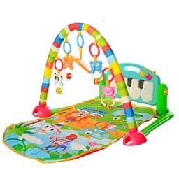 Детский коврик для младенца HE0603 с пианино Зелёный