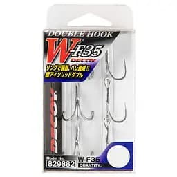 Крючок двойник Decoy Double W-F35 #04, 6 шт. (1013-1562.10.37)