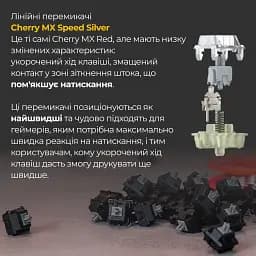 Клавіатура Ducky One 3 TKL Cherry MX Speed Silver Matcha UA [DKON2187-PUAPXМAEGGC1] [126115] - мініатюра 11