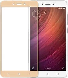 Захисне скло Veron Silk Printing Aura Xiaomi Redmi Note 4 gold