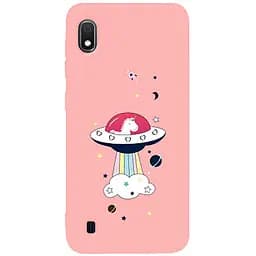 Чохол-накладка Toto Matt TPU 2 mm Print Case Samsung Galaxy A10 #17 Ufo Pink