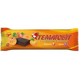 Батончик гематовіт Вітапак з альбуміном та абрикосом 40 г