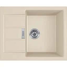 Кухонна мийка Franke Sirius 2 тектонайт, прямокут., з крилом, 620х500х200мм, чаша - 1, врізна, бежевий