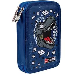 Пенал твердий Smart HP-01 Dino, 13х21х4 см, синій (533285)