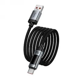 Кабель HOCO U148, USB Type C, швидке заряджання, дисплей потужності, довжина 1.2 м, чорний - мініатюра 2
