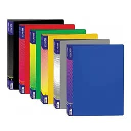 Папка-реєстратор пластикова А4 Е30702 Economix з 4-ма О-подібними кільцями 3мм МІКС