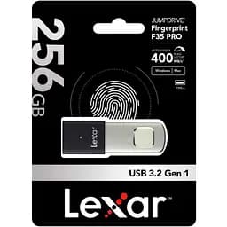 USB флеш-накопичувач Lexar JumpDrive Fingerprint F35 Pro 256GB USB-A 3.2 (LJDF35P256G-RNBNG) [137813] - мініатюра 6