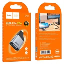 Перехідник Hoco Type-C to VGA adapter UA34 2k Ultra HD - мініатюра 2