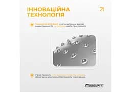 Фітбол 65 см EasyFit Hybrid сірий (фітбол напівмасажний) (EF-3011-GY) - мініатюра 4