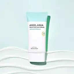Сонцезахисний крем Beyond Angel Aqua Moisture Sun Cream SPF50+ PA+++ зволожувальний 50 мл - мініатюра 2