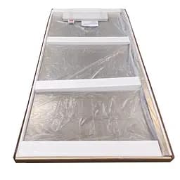 Душова перегородка Koer SR SP02-100x200-TR-12 Walk-In прозоре скло Easy Clean 8 мм, матове золото KR5396, прозоре, золотий - мініатюра 10
