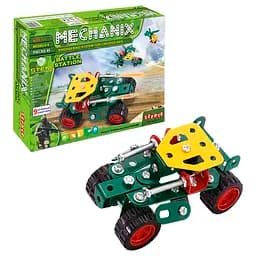 Конструктор Zephyr Mechanix Battle Station металлический с электромотором 95 элементов 9 моделей