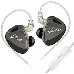 Наушники Knowledge Zenith проводные Vader с микрофоном гарнитура черные