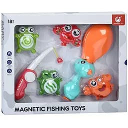 Детский набор для рыбалки 9038A игра с магнитом в коробке пеликан