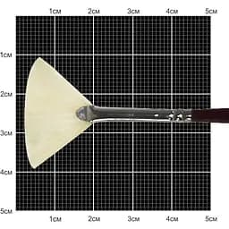 Кисть щетина веерная 6007 №0 длинная ручка Kolos