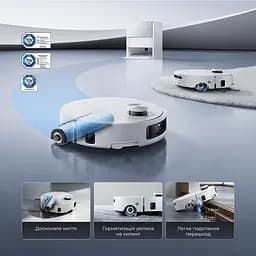Робот-пилосос миючий Dreame Aqua 10 Roller White - мініатюра 5