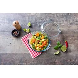 Каструля O Cuisine скляна кругла 2 л 1.6 л + 0.5 л вклад (204AC00/1643) - мініатюра 3