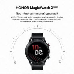 Смарт-годинник Honor Magic Watch 2 46mm Charcoal Black (MNS-B39) - мініатюра 6