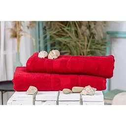 Набір банних рушників №5000 SoftNess Bordo, 2 шт. (2200003182927)