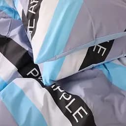 Наволочка MirSon Бязь 17-4822 Michelle 70х70 см блакитна (2200009377594)