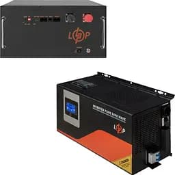 Джерело безперебійного живлення (ДБЖ) LogicPower W4500 + АКБ LiFePO4 7168Wh (40114) [149771]