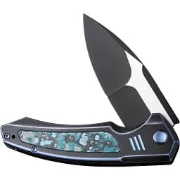 Ніж Weknife Hyperactive Vanax Titanium Black Arctic Storm CF - мініатюра 3