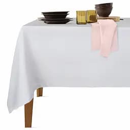 Набір скатертина з серветками Cosas Grey & Sakura 140х180 см (Set_ClGrey_35SerRose)