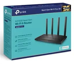 Роутер TP-LINK Archer AX12, Wi-Fi 6 802.11ax, до 1501 Mb/s, 2.4/5GHz, 3 LAN 10/100/1000 Mb/s, RJ45 10/100/1000Mb/s (GE), 4 зовнішні антени - мініатюра 4
