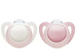Пустышка силиконовая Nuk Genius, ортодонтическая, 2 шт. (3952337)