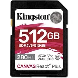 Карта пам'яті Kingston SD 512GB C10 (SDR2V6/512GB)