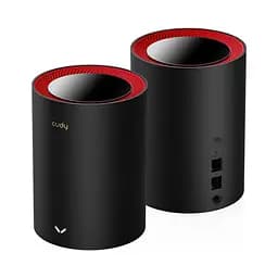 Маршрутизатор WiFi Mesh-система WiFi 6 2.5G Cudy M3000 Black (2-Pack) 2 штуки дводіапазонні AX3000 (73-00525) - мініатюра 4