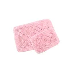 Набір килимків Irya - Barnes pink рожевий 60x90+40x60