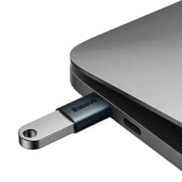 Перехідник Baseus Ingenuity Series Mini OTG Adaptor Type-C to USB-A 3.1 Blue (ZJJQ000003) - мініатюра 5