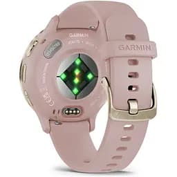 Смарт-годинник Garmin Venu 3S Soft Gold Stainless Steel Bezel with Dust Rose Case and Silicone Band (010-02785-03/53) [111835] - мініатюра 3
