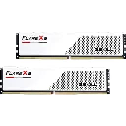 Модуль пам'яті G.Skill DDR5 64GB (2x32) Flare X5 6000Mhz White XMP/AMD EXPO (F5-6000J3636F32GX2-FX5W)