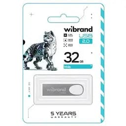 USB флеш накопичувач Wibrand 32GB Irbis Silver USB 2.0 (WI2.0/IR32U3S) - мініатюра 2