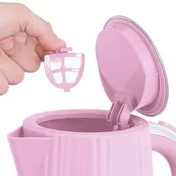 Russell Hobbs Електрочайник Eden, 1.7л, нержавіюча сталь, пластик, малиновий - мініатюра 4