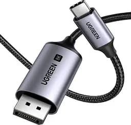 Кабель Ugreen CM556 USB-C to DisplayPort 8K Cable 1 м Black (25157)