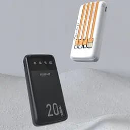 Батарея універсальна Dudao K6Pro+ 20000mAh 10W with USB-C/Lightning/MicroUSB/USB-A cables (6977196682409) - мініатюра 5